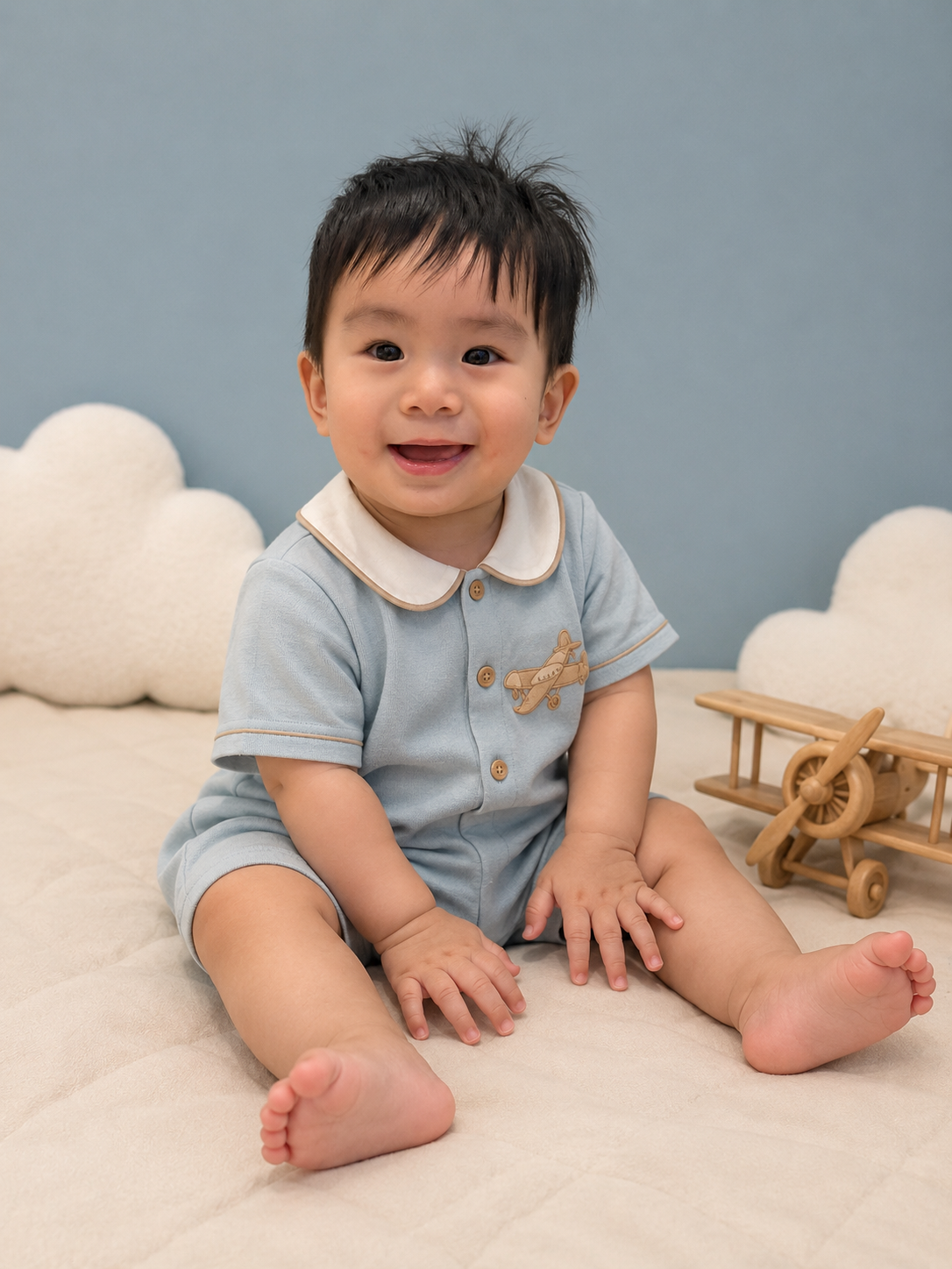 Nelson smiling